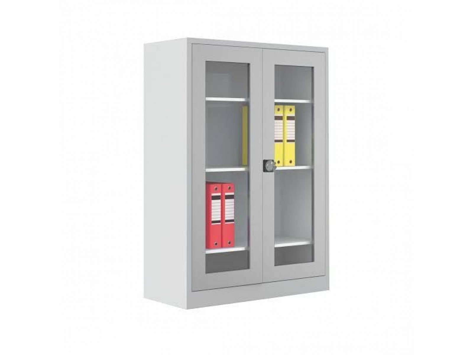 Çelik Dosya Dolabı 130luk CAMLI